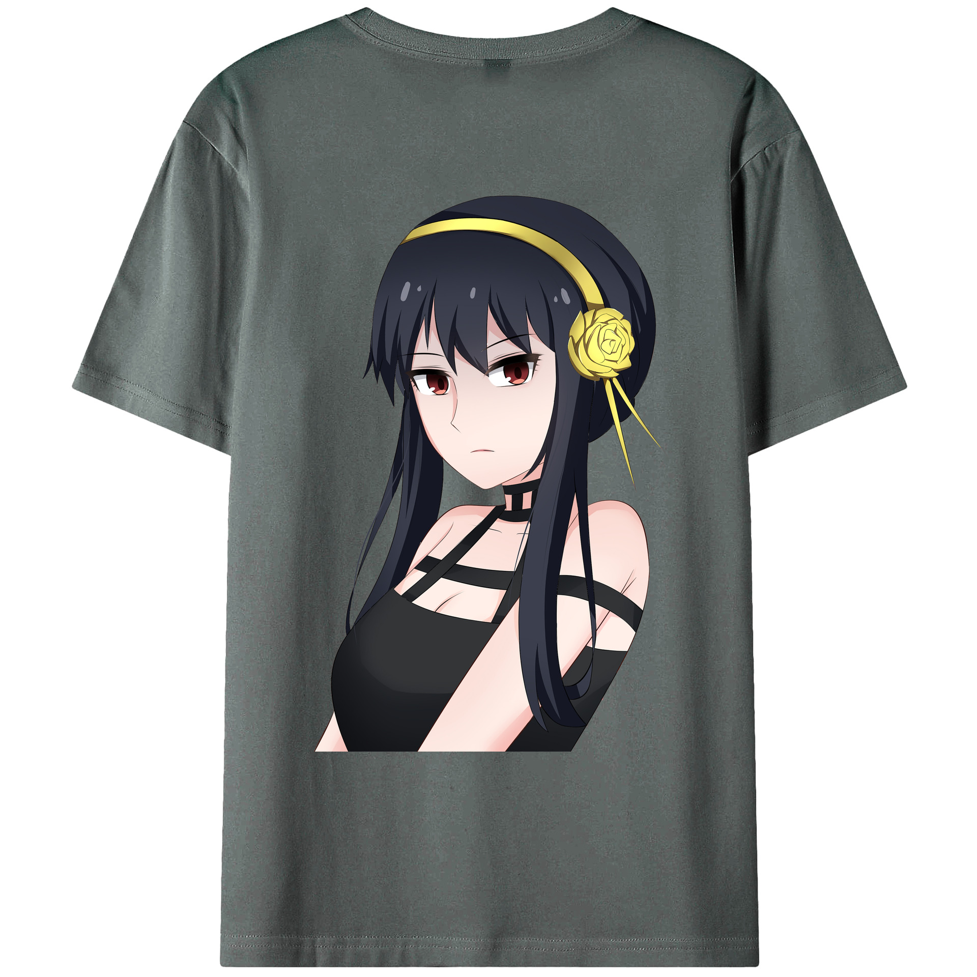 （画像用） SPY×FAMILY间谍家家酒 綿100％ メンズ半袖Tシャツ（バックプリント） 通気性